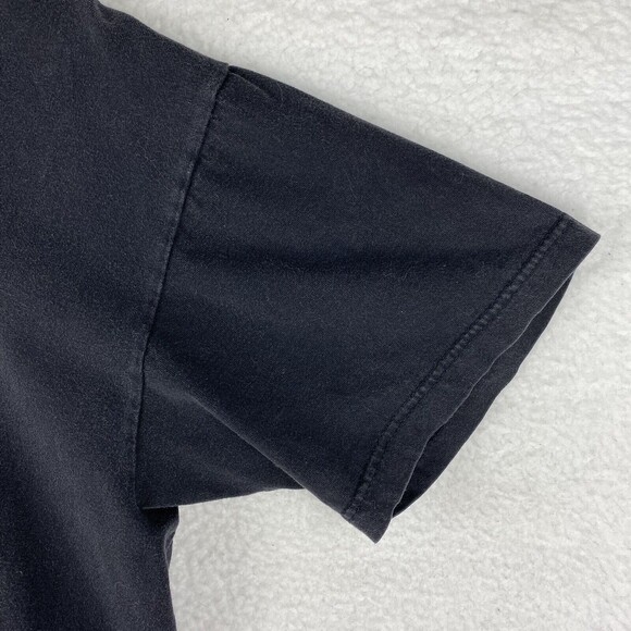 Vintage Mars Musicians Planet Shirt Mens Size L Black Music Store‎ Tee 90s Faded - Picture 8 of 15